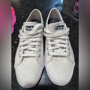 Keds Classic White Lace-Up Sneakers